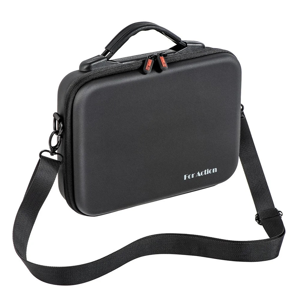 STARTRC 1126174 Carrying Case for DJI Action 4 , PU Travel Portable Storage Bag with Shoulder Strap - All-round Set - 2
