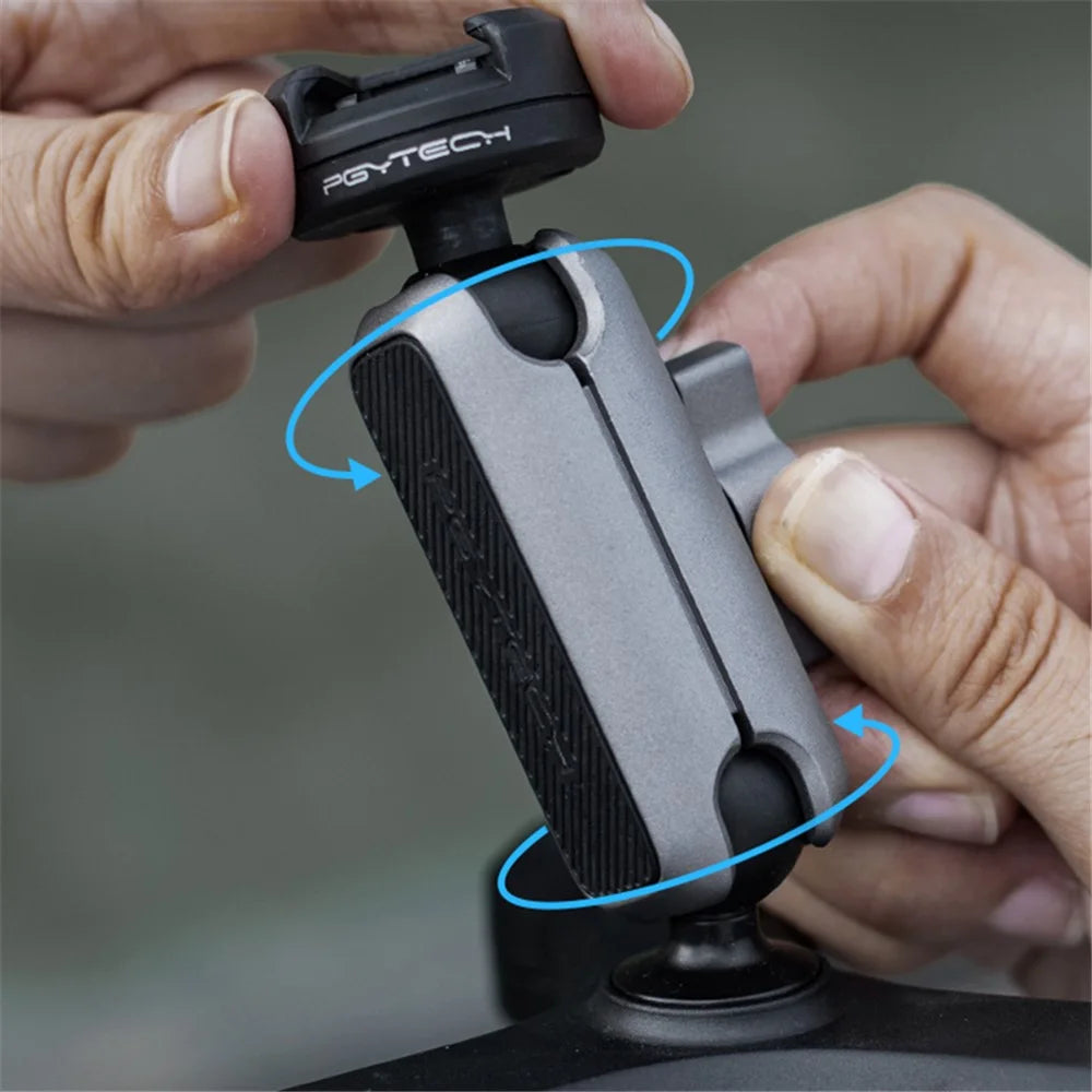 PGYTECH P-GM-224 CapLock Triple Suction Cup Bracket Mount with Ball Head for GoPro  /  Go3  /  Action 4  /  Mobile Phone - 5