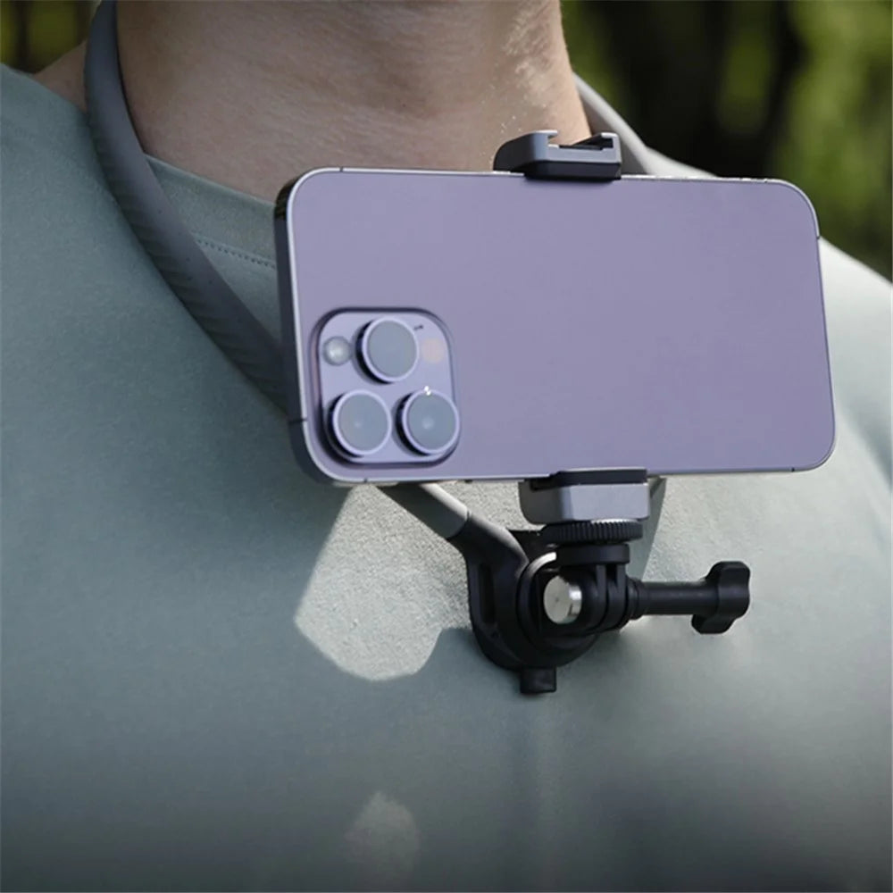 PGYTECH P-GM-153 CapLock Sports Camera Neck-mounting Stand Selfie Holder Hand Free Video Vlog Necklace Holder for Action Camera - 6