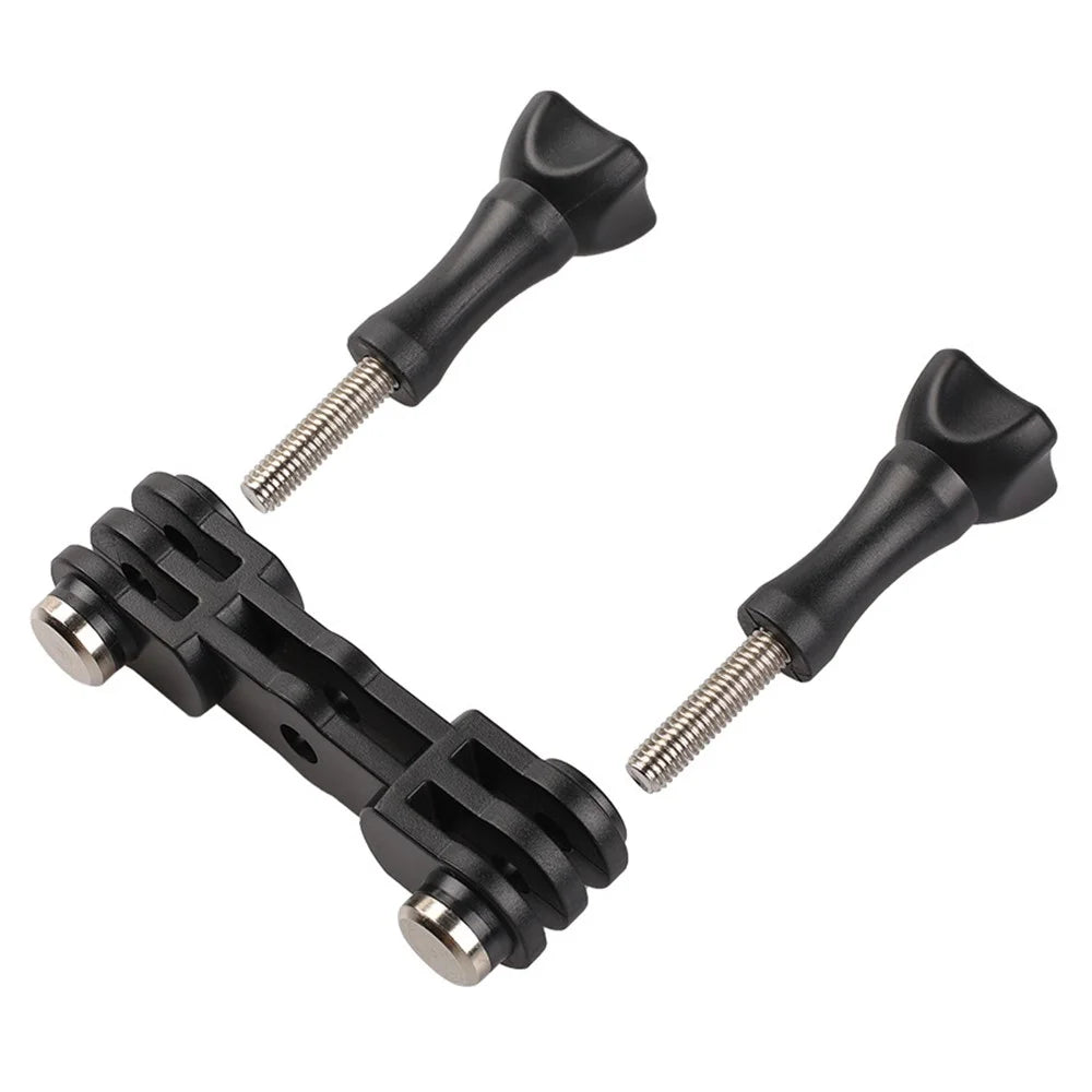 K6 LED Fill Light Dual-Head Adaptor for Xiaoyi, GoPro Hero 4 Action Camera PC Mount Holder - 2