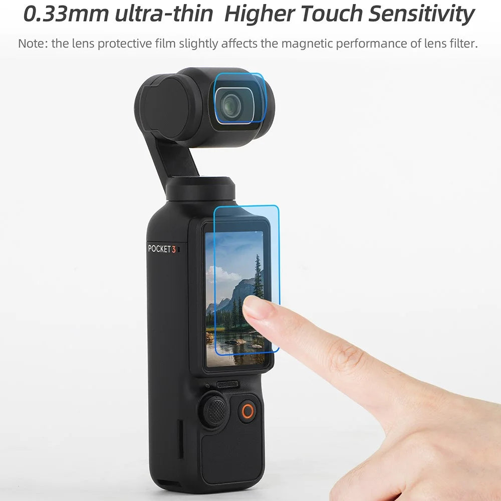 SUNNYLIFE OP3-BHM716 Screen + Lens Tempered Glass HD Film for DJI Osmo Pocket 3 Handheld Camera - 5