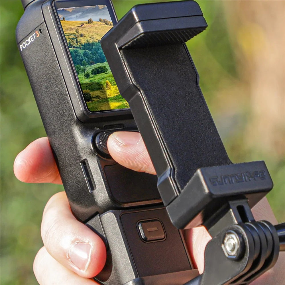 SUNNYLIFE OP3-ZJ747 For DJI Osmo Pocket 3 Front Phone Holder Clip Handheld Shooting Expansion Adapter Accessory - 7