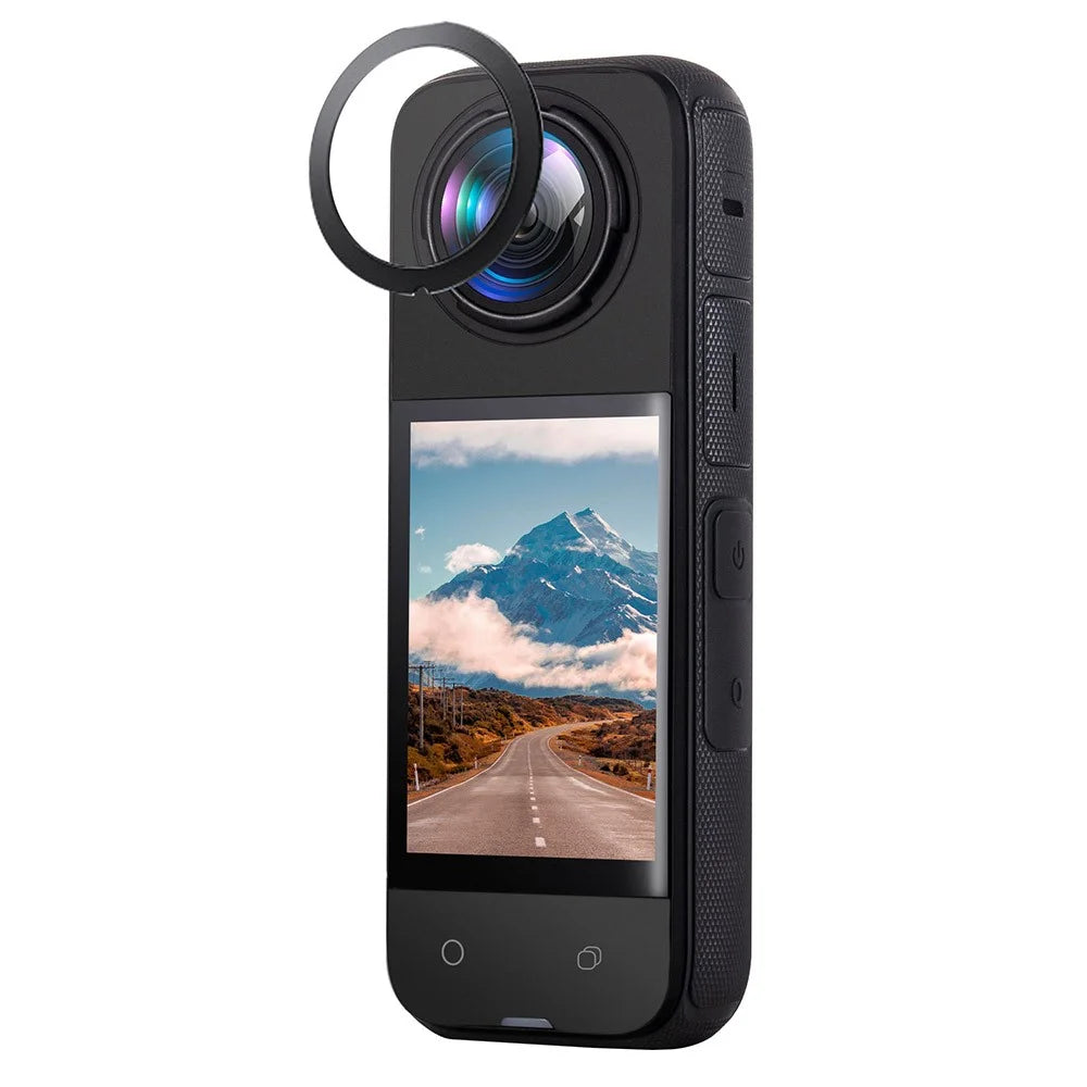 2Pcs for Insta360 X4 Panoramic Camera Rotating Optical Tempered Glass Lens Protector - 6
