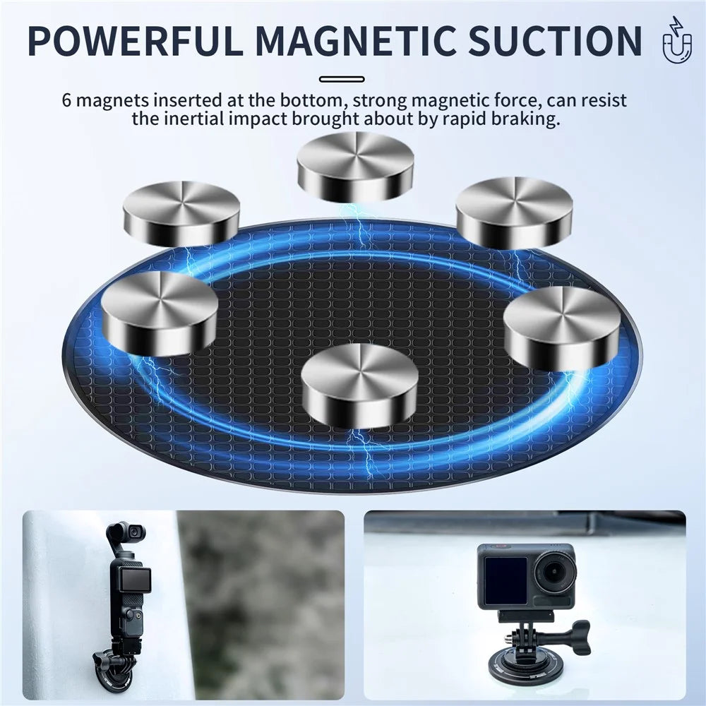 STARTRC 1137767 For DJI / GoPro / Insta360 Camera Magnetic Suction Base Stand - 4