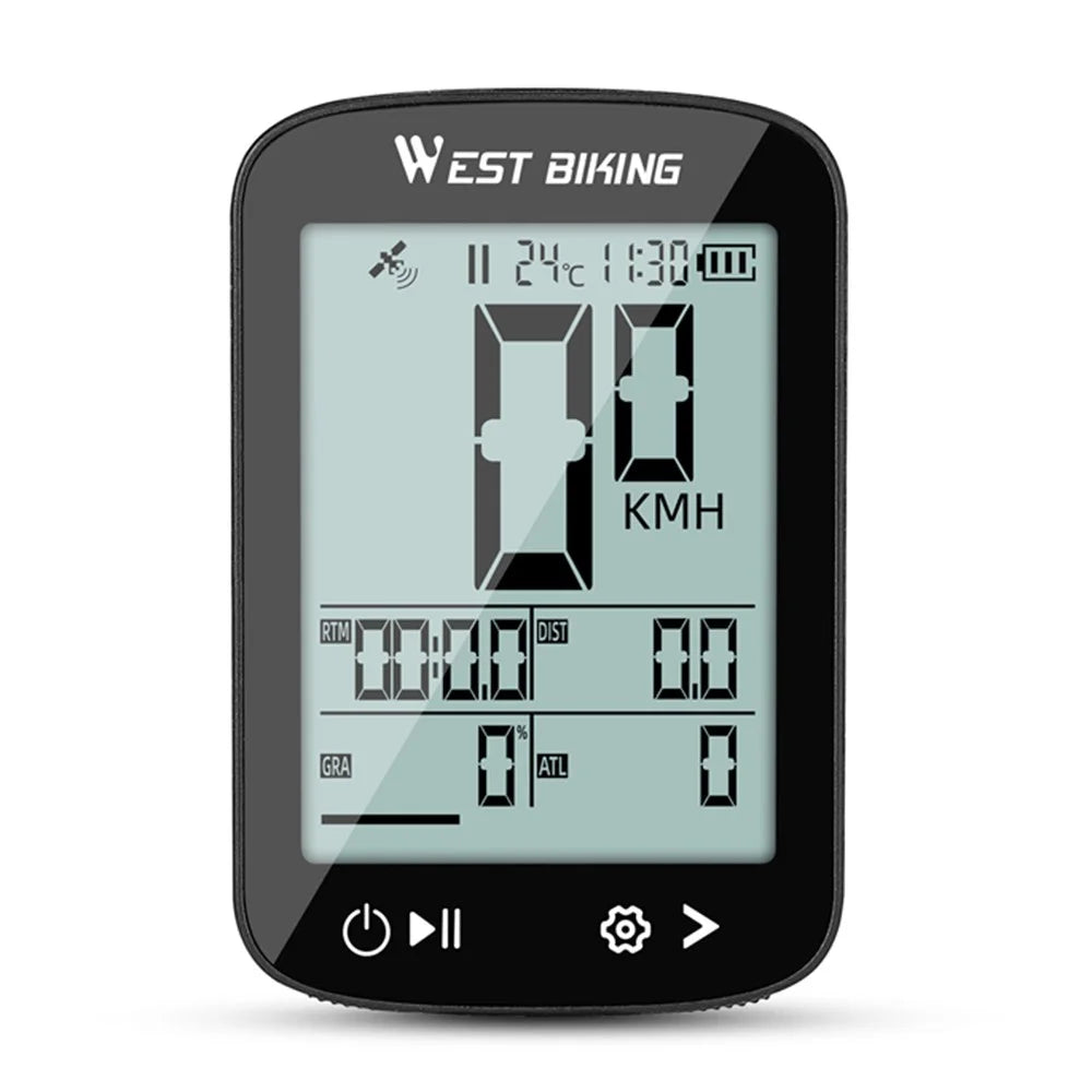 WEST BIKING YP0702113 GPS Bike Computer Wireless Digital Speedometer MTB Bicycle Odometer (CE Certified) - 2
