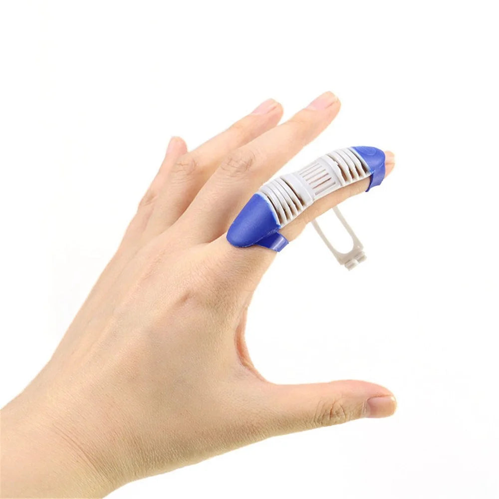 1Pc Basketball Finger Splint Guard Protector Fulcrum Support Adjustable Finger Sleeve - M - 1