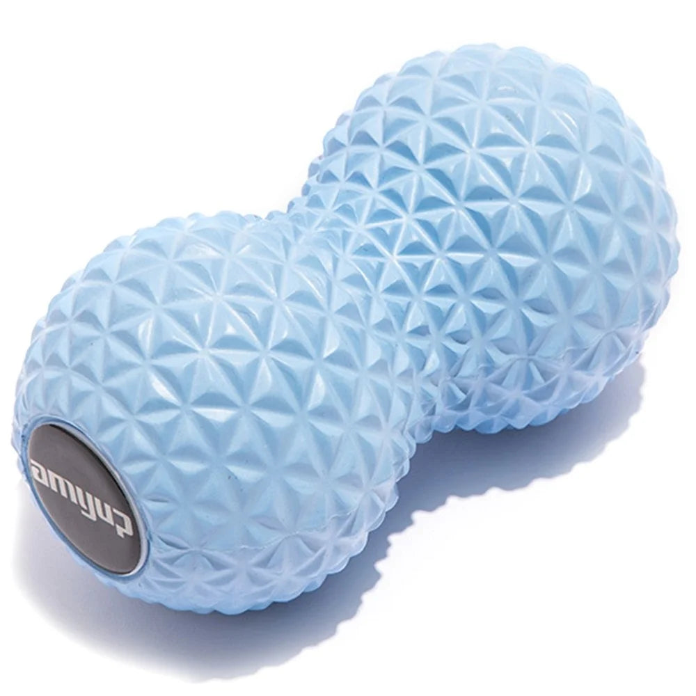 AMYUP EVA Peanut Shape Massage Ball Fitness Yoga Muscle Relaxation Body Foot Fascia Massager - Blue - 1