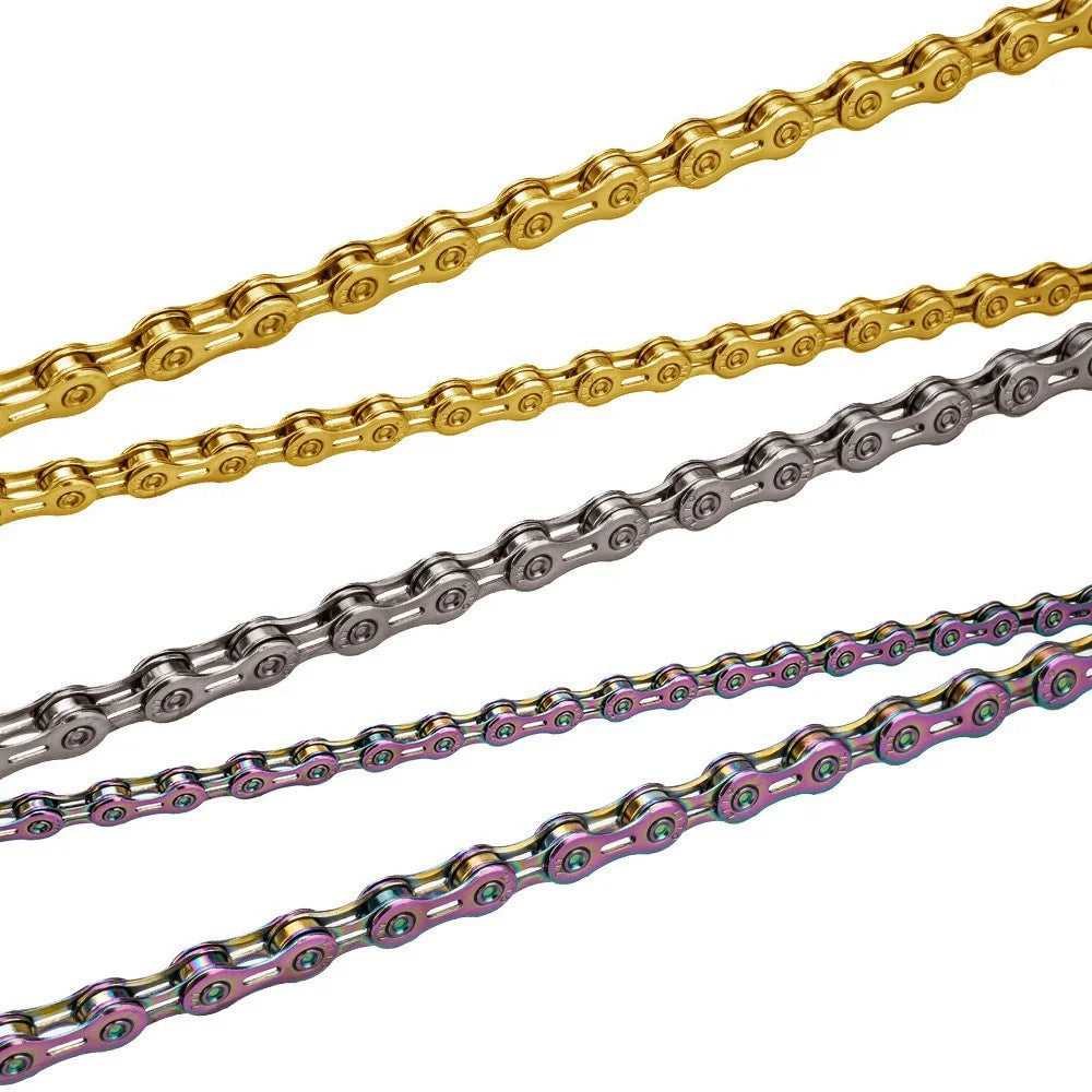 ZTTO z8 Carbon Steel Bicycle Chain 8-Speed 116 Links Mountain Road Bike Chain - Colorful - 4