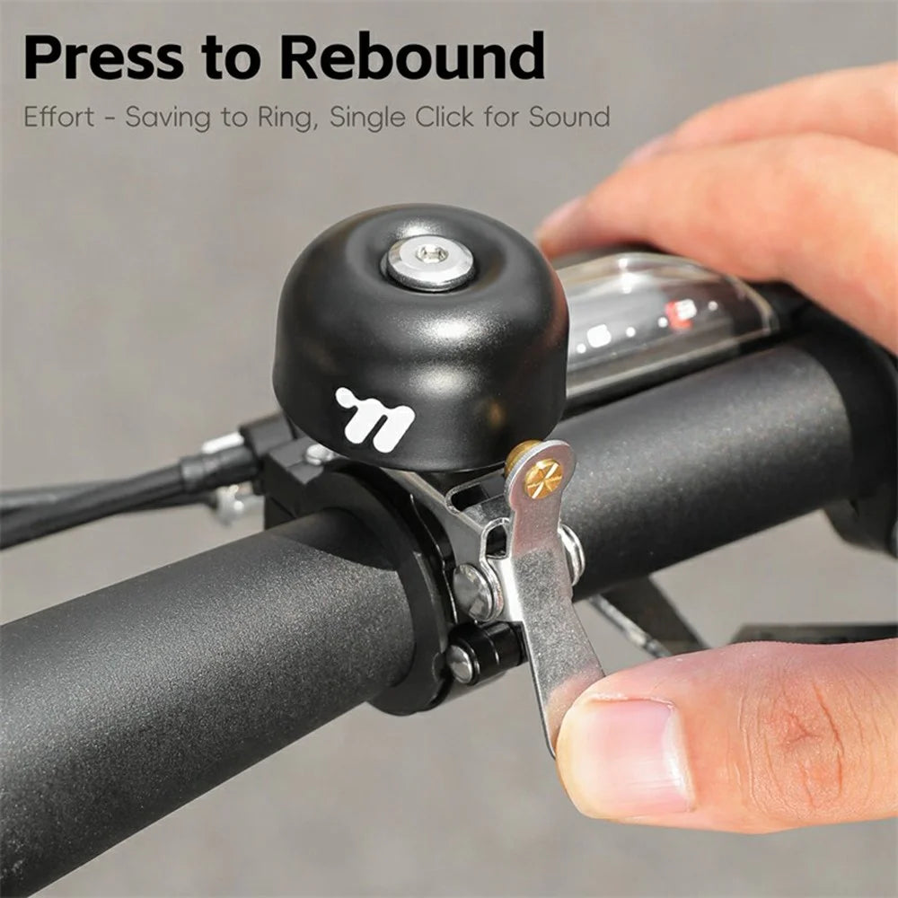 WEST BIKING YP0706060 Mountain Bike Bell Super Loud Vintage Bicycle Cycling Copper Bell - Black - 7