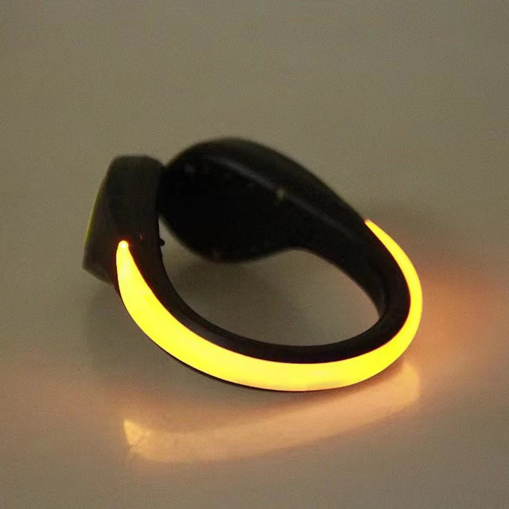 Outdoor LED Shoe Clip Light for Night Running Cycling Clip-on Flashing Safety Warning Lamp - Red - 5