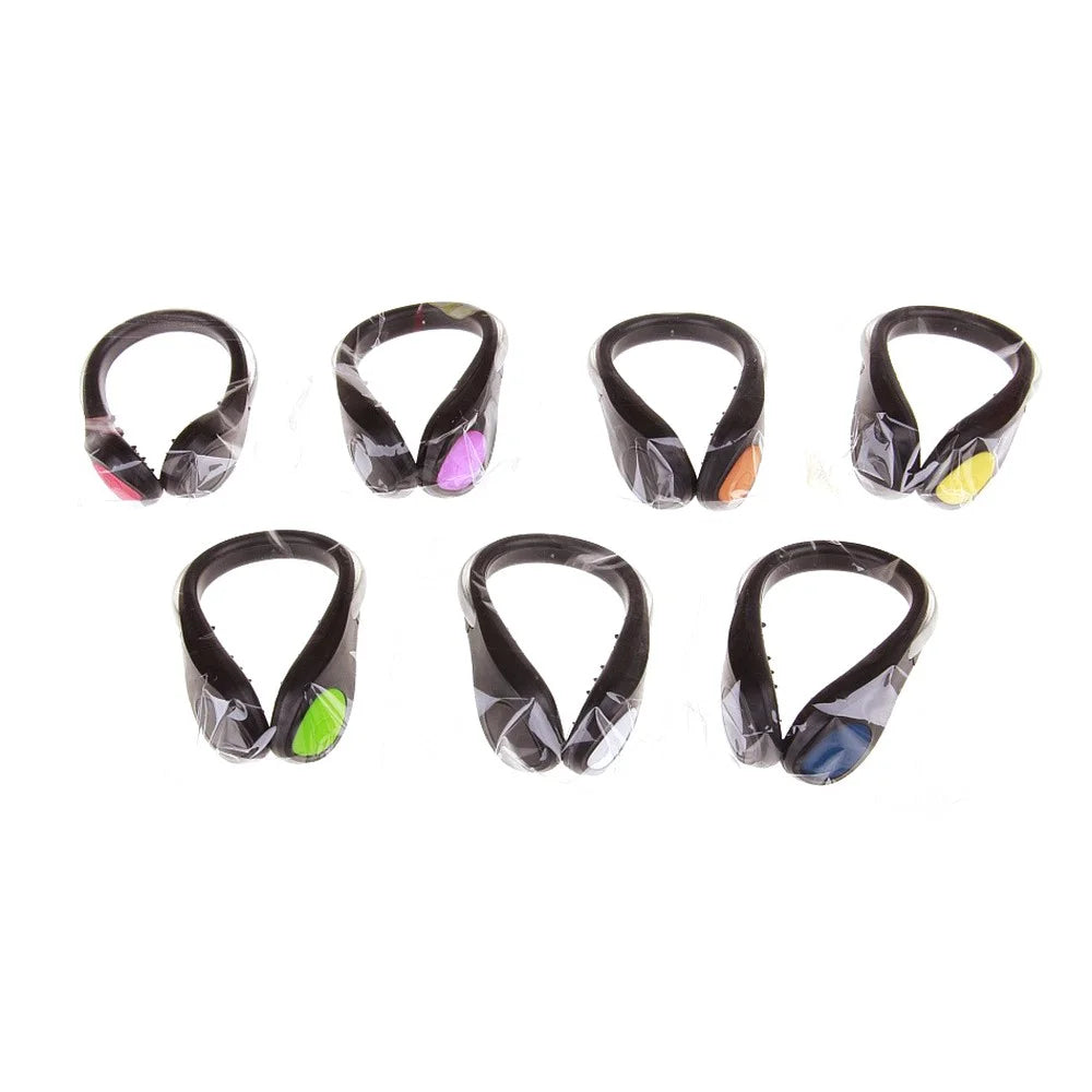 Outdoor LED Shoe Clip Light for Night Running Cycling Clip-on Flashing Safety Warning Lamp - Red - 7