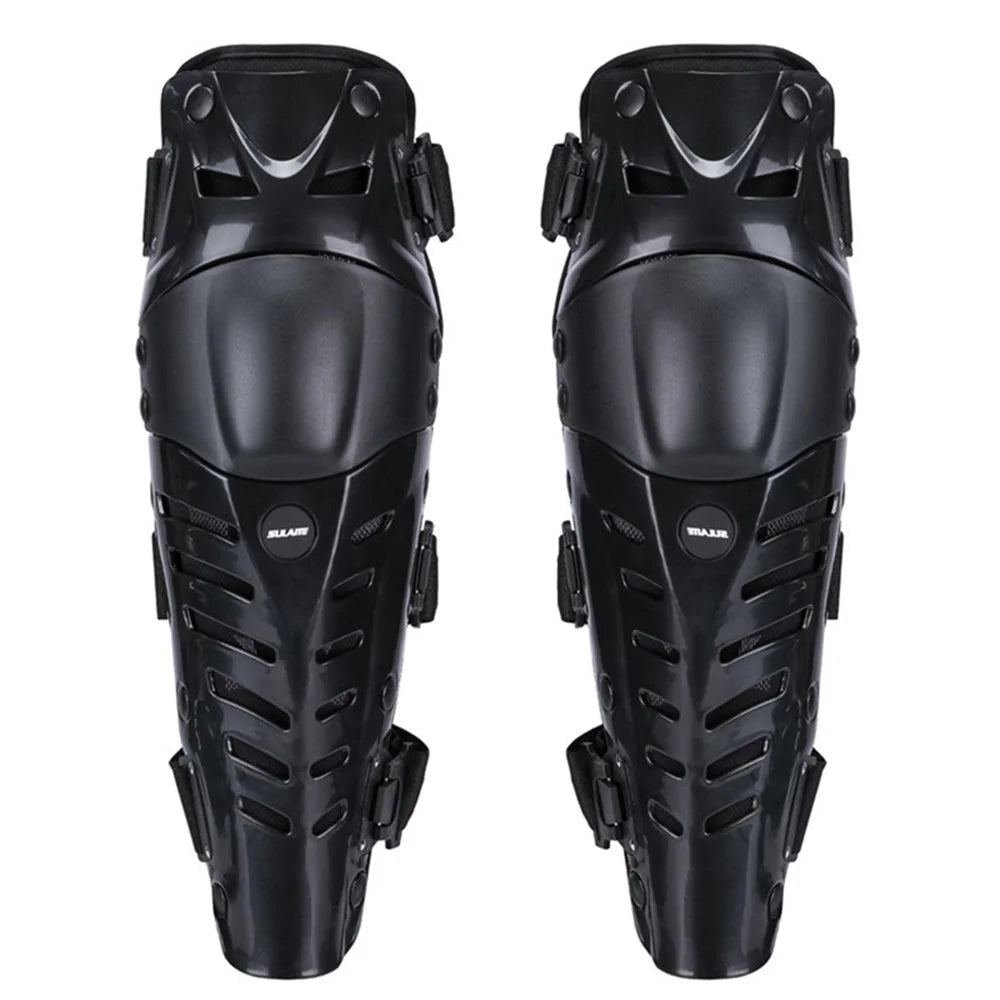 SULAITE 1 Pair GT-313 Motorcycle Knee Pad Men Protective Gear Knee Protector EVA Hard Shell Guard Pad Set - Black - 5