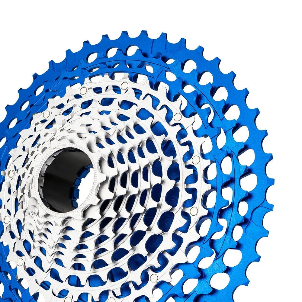 ZTTO 121146 Lightweight 12 Speed 11-46T CNC Mountain Bike Cassette Freewheel Compatible with HG Hubs - Purple+Silver - 6