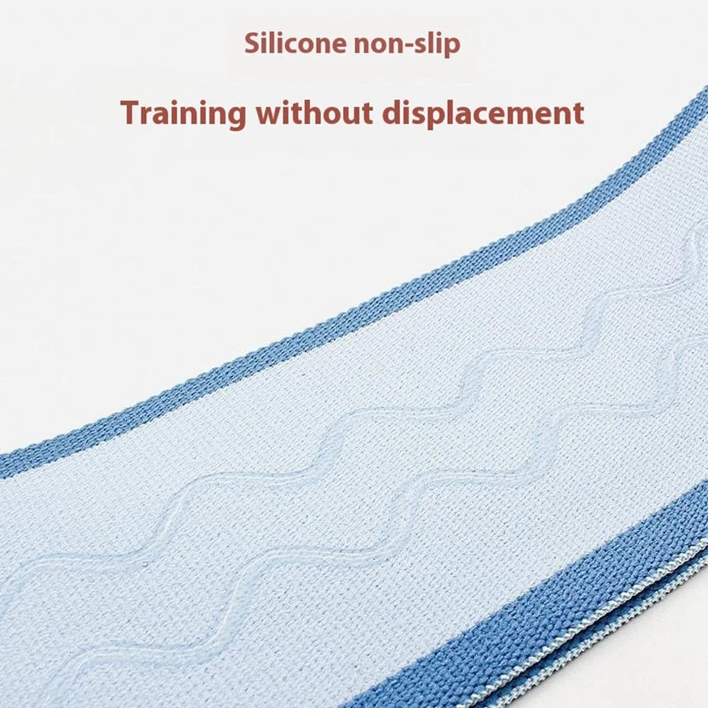 AOLIKES 3610 Resistance Band Non Slip Elastic Strap Booty Band for Yoga Training Size M / 66 x 8cm - Purple - 6