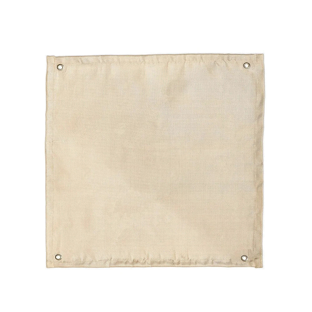 ISE MOUNT 100*100cm Camping Fireproof Cloth High Temperature Anti-Scald Flame Retardant Rug - 2