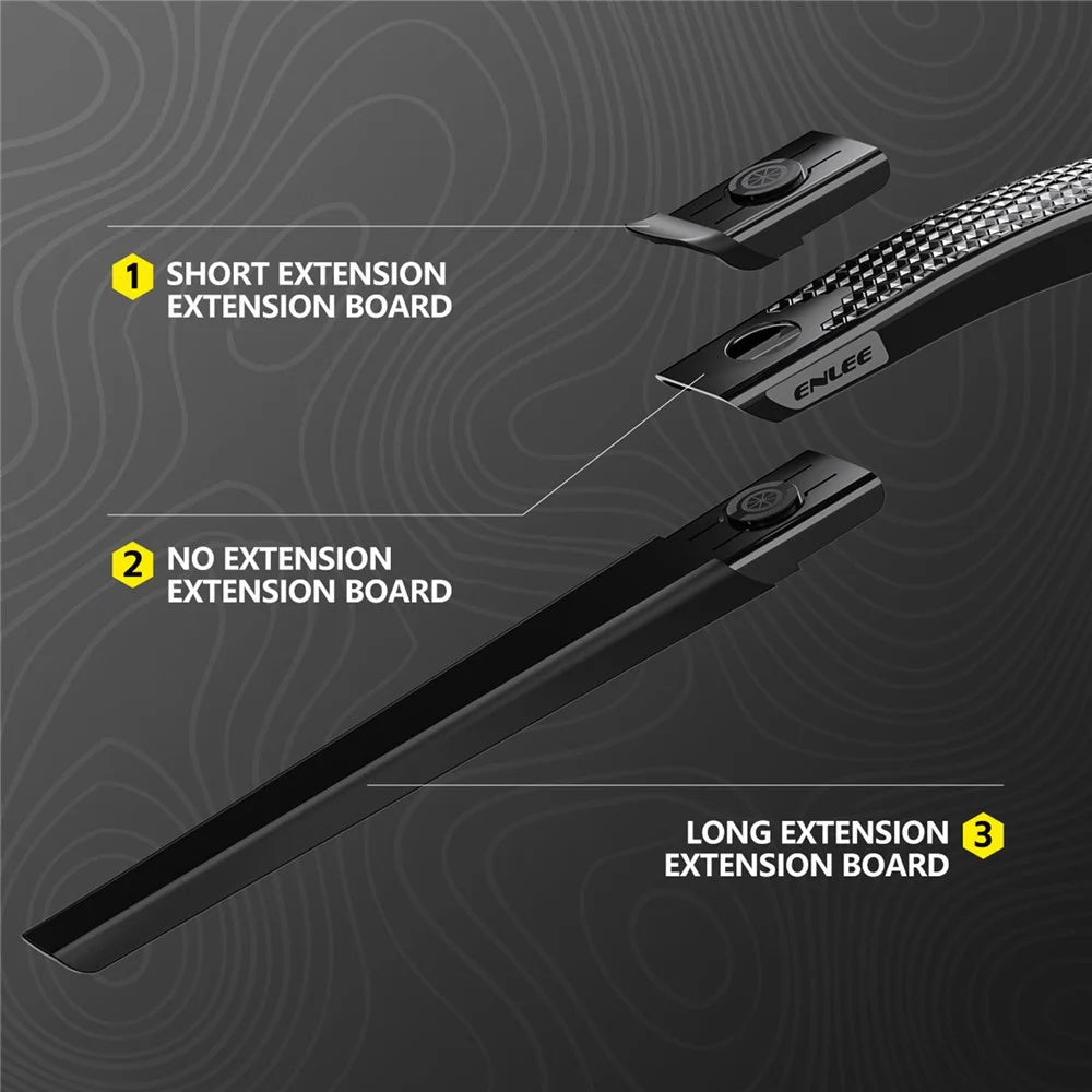 ENLEE EN720 1 Pair Mudguard for Road Bike Folding Bicycle Fender for 700Cx18-32mm Tire Width - 2