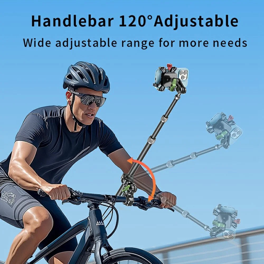 LANPARTE R95 Aluminum Alloy Telescopic Selfie Stick Monopod for Smartphones Action Cameras - 6