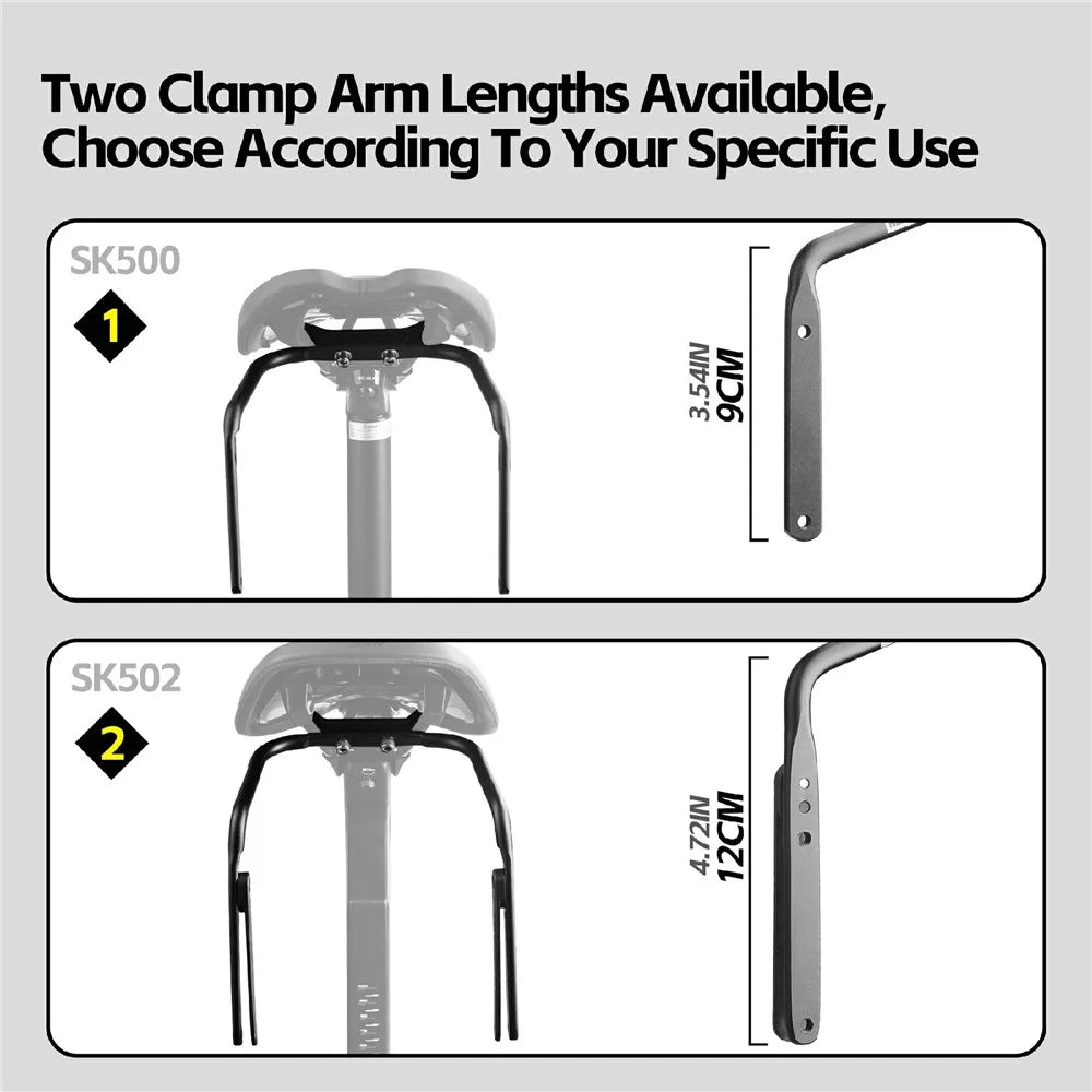 RHINOWALK SK500BB Bicycle Saddle Bag Stabilizer with Water Bottle Cage Mount Holes for Seat Bags Support Adapter - 7
