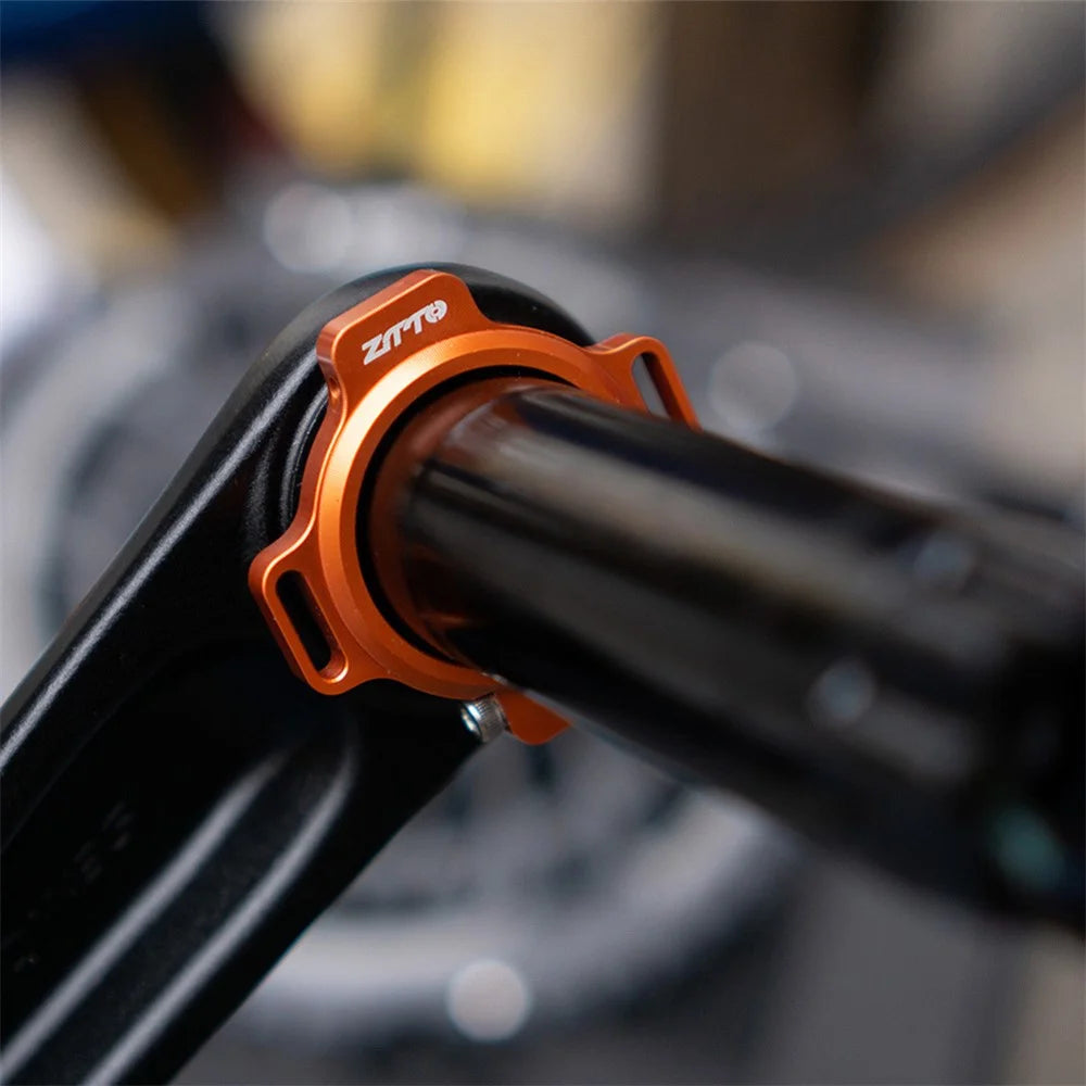 ZTTO DUBKTDQ1 Bicycle Crank Chainring Preloader Adjuster for SRANN DUB Crank Aluminum Alloy Adjuster - Orange - 2