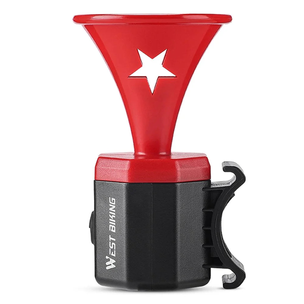 WEST BIKING YP0701376 Electric Bicycle Horn USB Rechargeable 90dB Warning Sound Bike Bell - 2