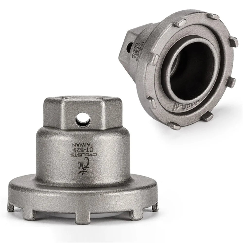 CYCLISTS CT-B29 Bike Bottom Bracket Removal Sleeve Tool for 8-Tooth Cartridge Type Bottom Brackets - 1
