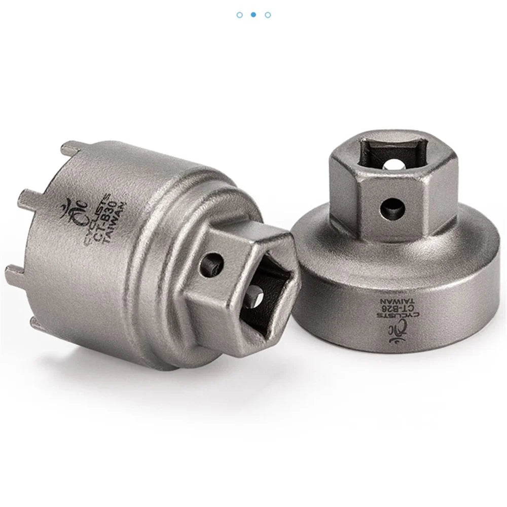 CYCLISTS CT-B29 Bike Bottom Bracket Removal Sleeve Tool for 8-Tooth Cartridge Type Bottom Brackets - 2
