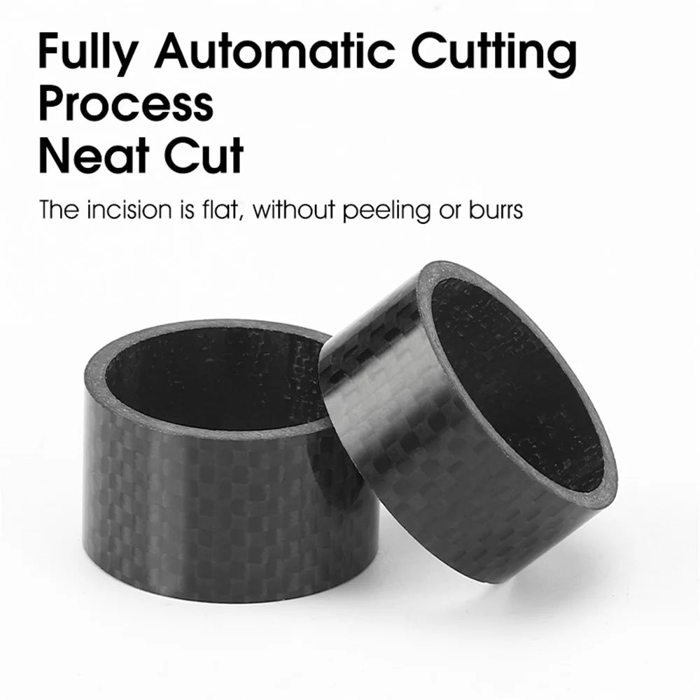 WEST BIKING 20mm Carbon Fiber Bicycle Stem Spacer Fork Gasket for MTB Bike - 6