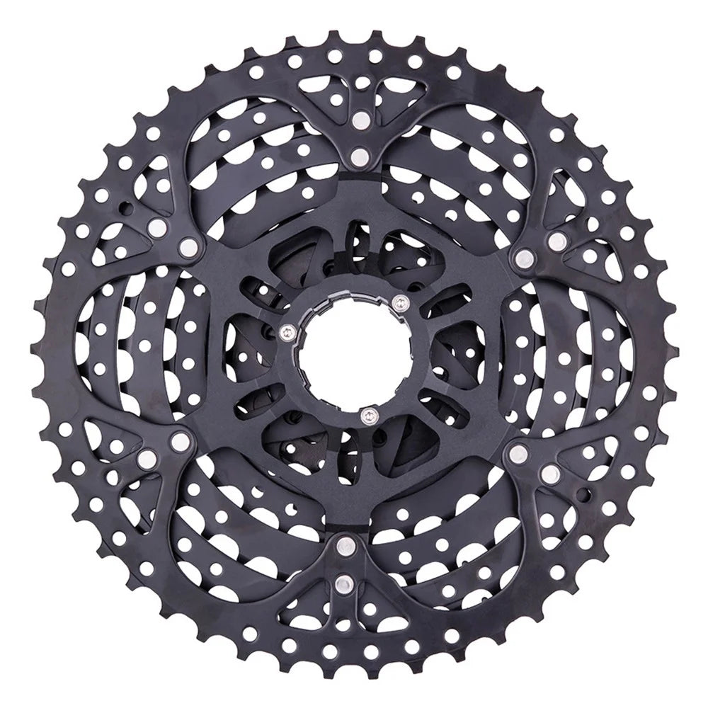 ZTTO 946H 9 Speed 11T-46T Bike Cassette Flywheel MTB Hollow Bicycle Steel Flywheel - Black - 2