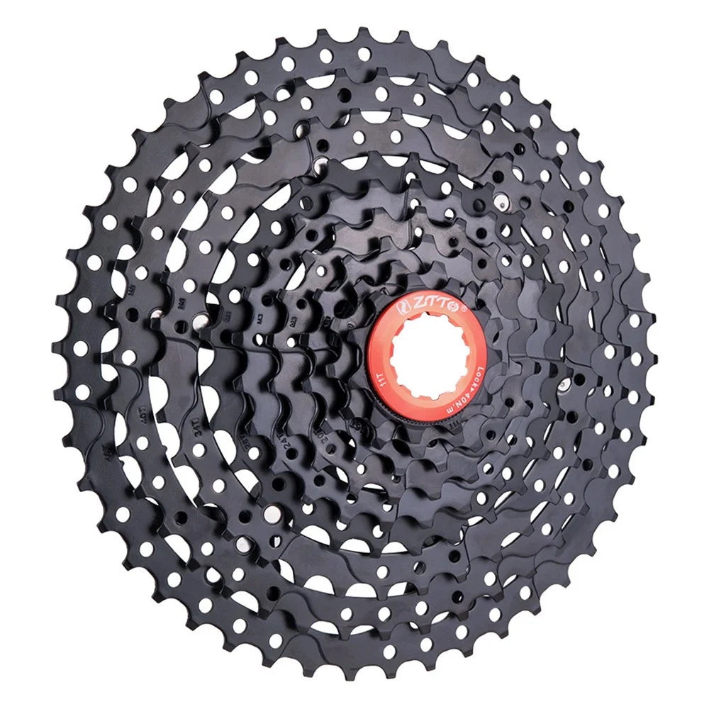 ZTTO 946H 9 Speed 11T-46T Bike Cassette Flywheel MTB Hollow Bicycle Steel Flywheel - Black - 3
