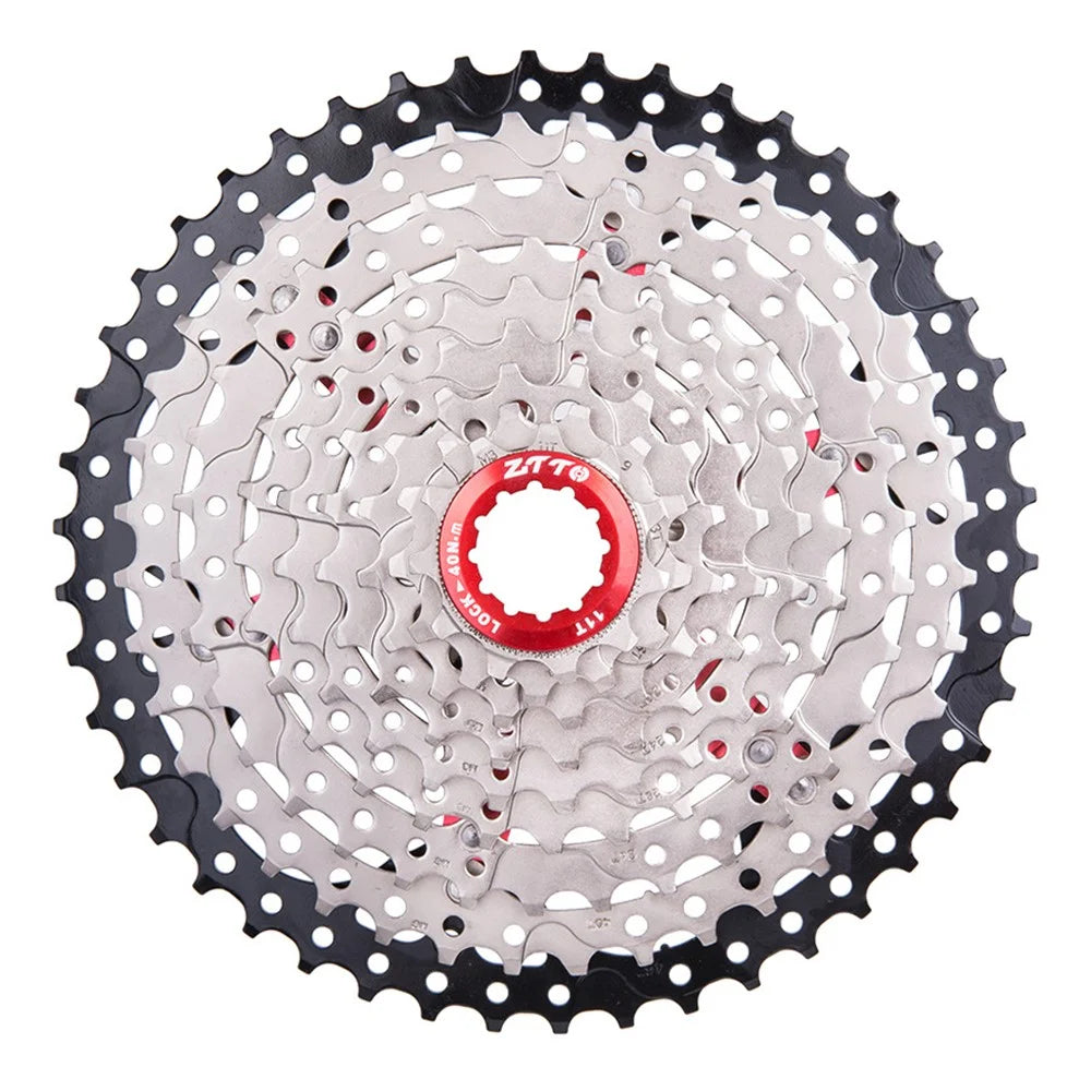 ZTTO 946LHY MTB Flywheel 9 Speed 11T-46T Bicycle Steel Cassette Cycling Replacement Part - 1