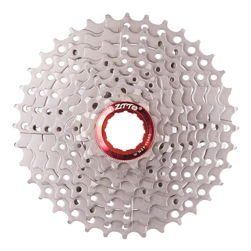 ZTTO 936Y MTB Steel Flywheel 9 Speed 11T-36T Bicycle Cassette Bike Repair Part - Silver - 1