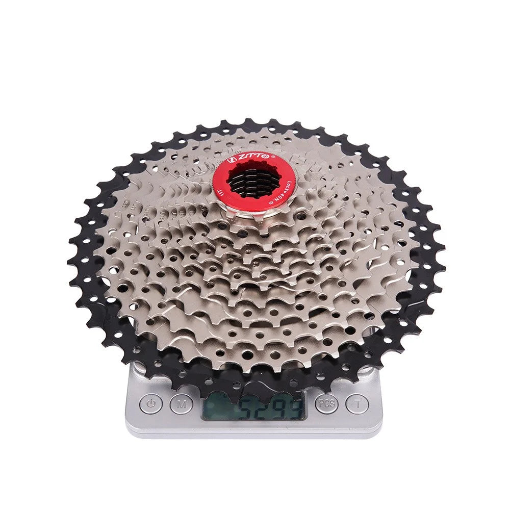ZTTO 1142 Mountain Bike 11-42T Flywheel 11 Speed Bicycle Cassette Replacement Part - Black  /  Silver - 5