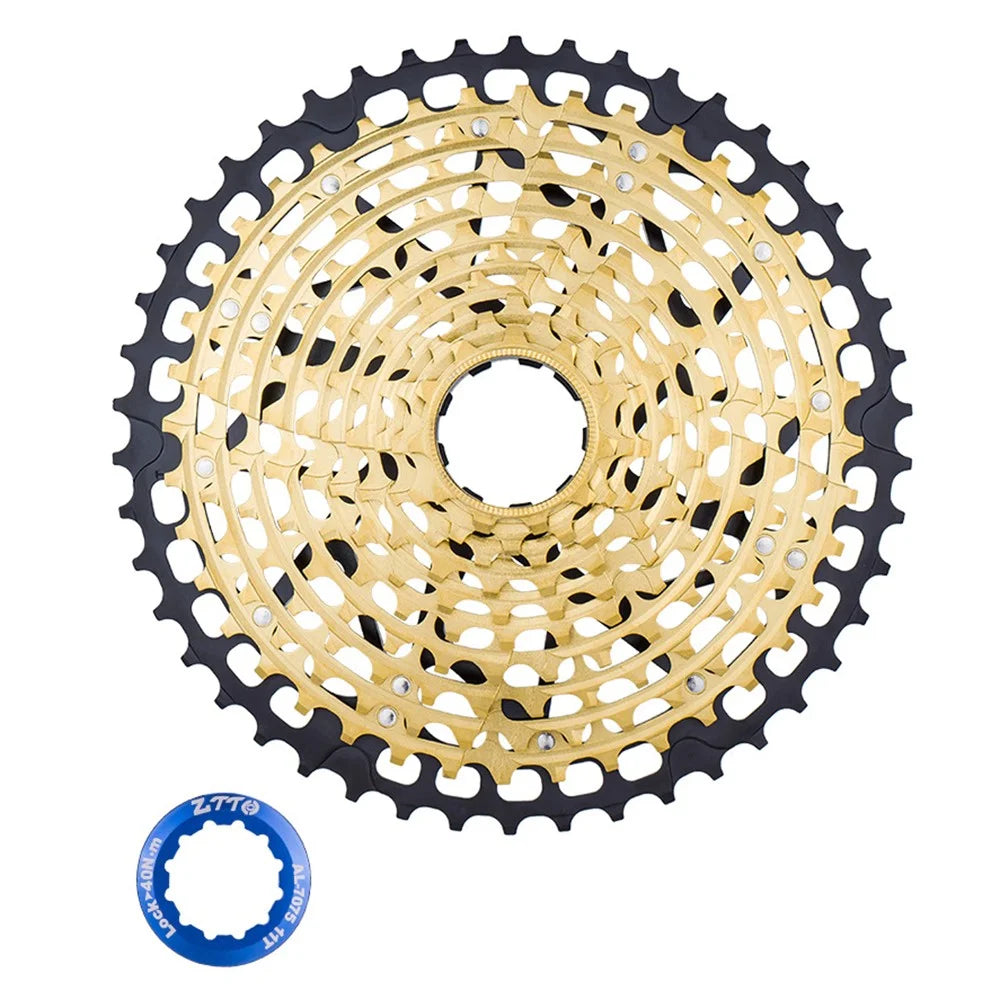 ZTTO 1250 Mountain Bicycle CNC Flywheel Ultra-light Hollow 11 Speed 11-46T Bike Racing Flywheel - Gold - 2