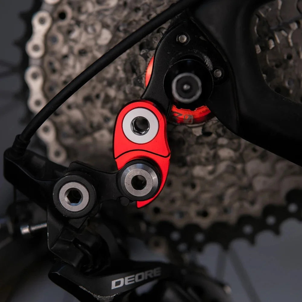 ZTTO Bicycle Rear Derailleur Hanger Extension Road Bike Frame Gear Tail Hook Extender - Black - 2