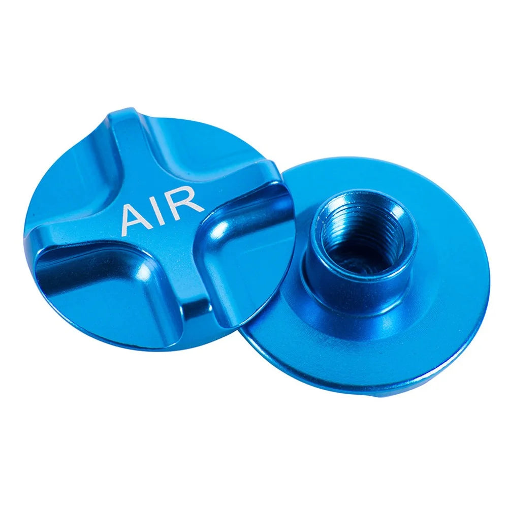 ZTTO MTB Bicycle Front Fork Caps Suspension Covers Aluminum Alloy Air Gas Protector Parts - Blue - 1