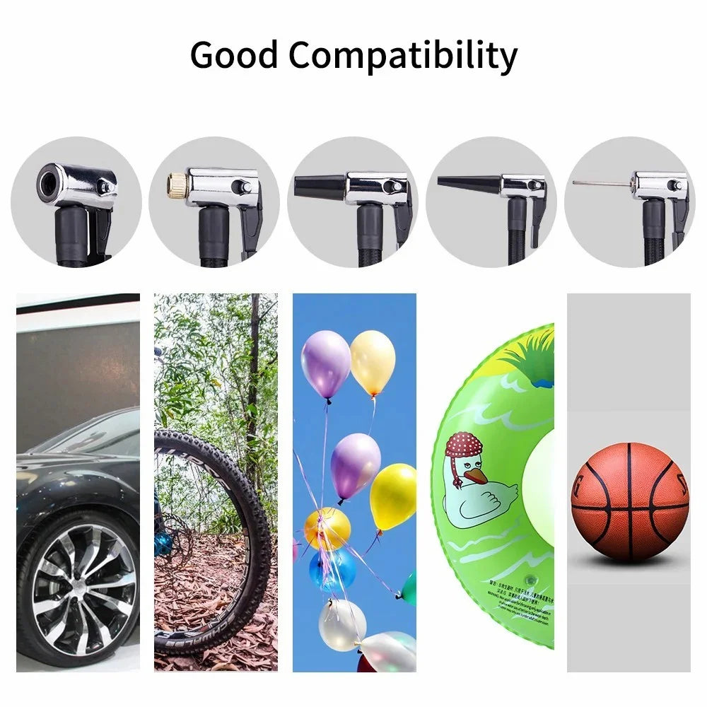ZTTO WXCQB Electric Pump 2000mAh Smart Air Pump Fast Ball Inflation with Digital Display - Black - 5