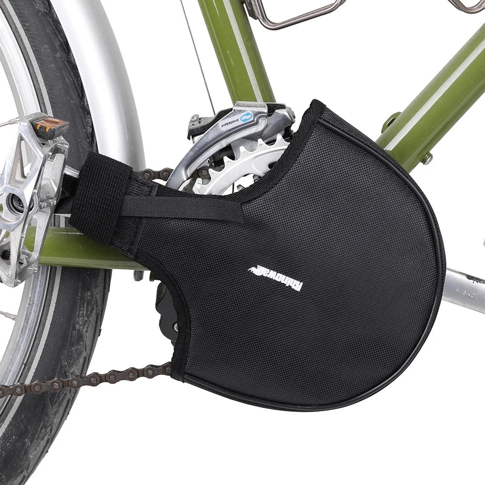 RHINOWALK RM264 Bicycle Crankset Cover MTB Road Bike Chainwheel Guard Polyester Anti-scratch Cover - 2