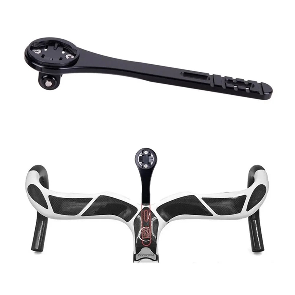 ZTTO 052 Bicycle Computer Holder Aluminum Alloy Bike Speedometer Extension Bracket - Black - 3