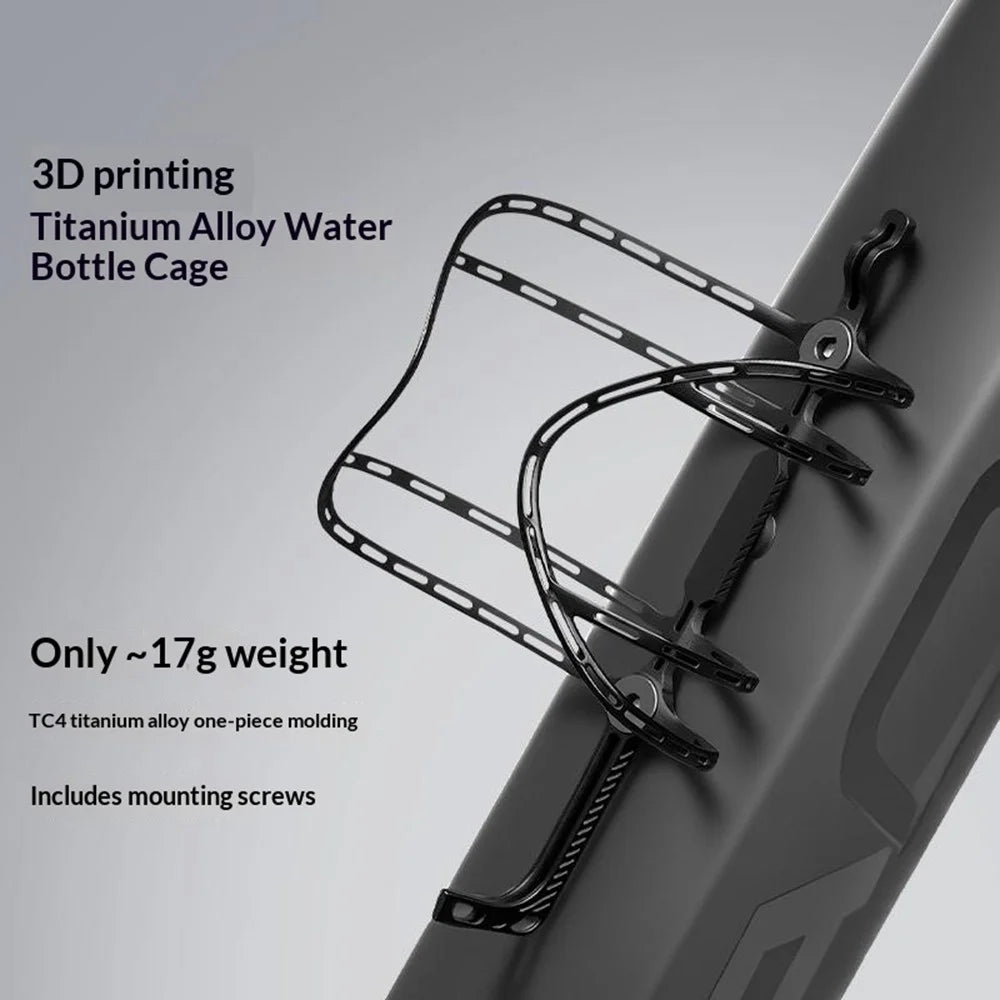 GUB T40 3D Printed Titanium Alloy Water Bottle Cage for Bicycle Ultra Light Bottle Holder Bracket - 2