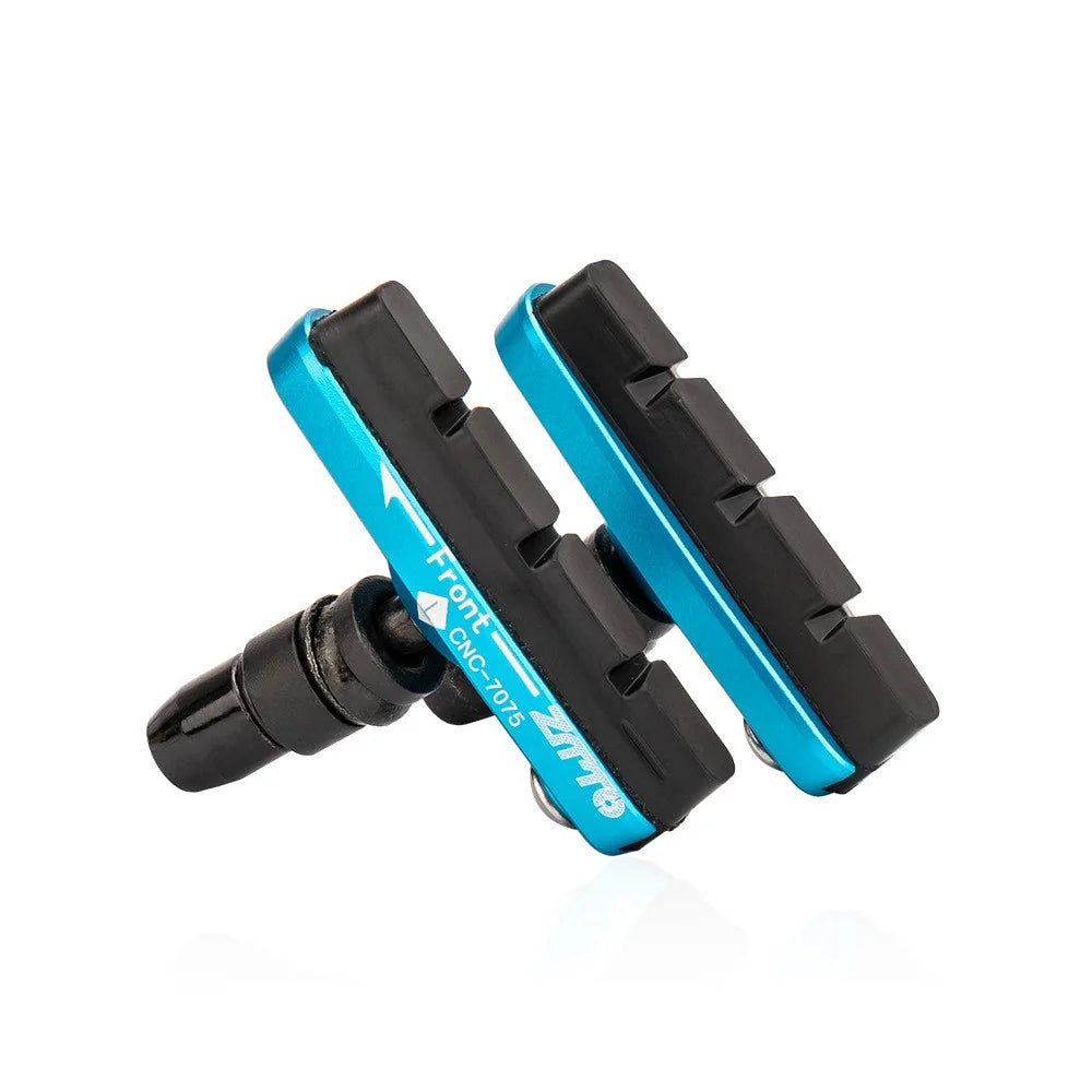 ZTTO ZDSCP 1 Pair Bike Brakes Pads Set 55mm for MTB Mountain Bicycle V-Brake Blocks - Blue - 2