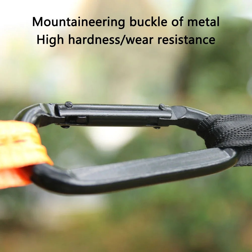 Camping Square Hammock Tree Hanging Bed, Unfolded Size: 3x3x3m - Black - 7