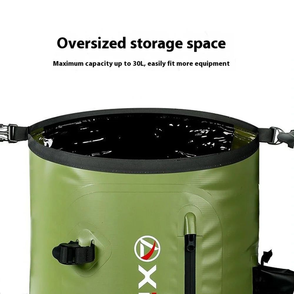XINDA XD-BAG03NEW 30L Hiking Backpack Mountaineering Storage Bag for Men Women - Green - 7