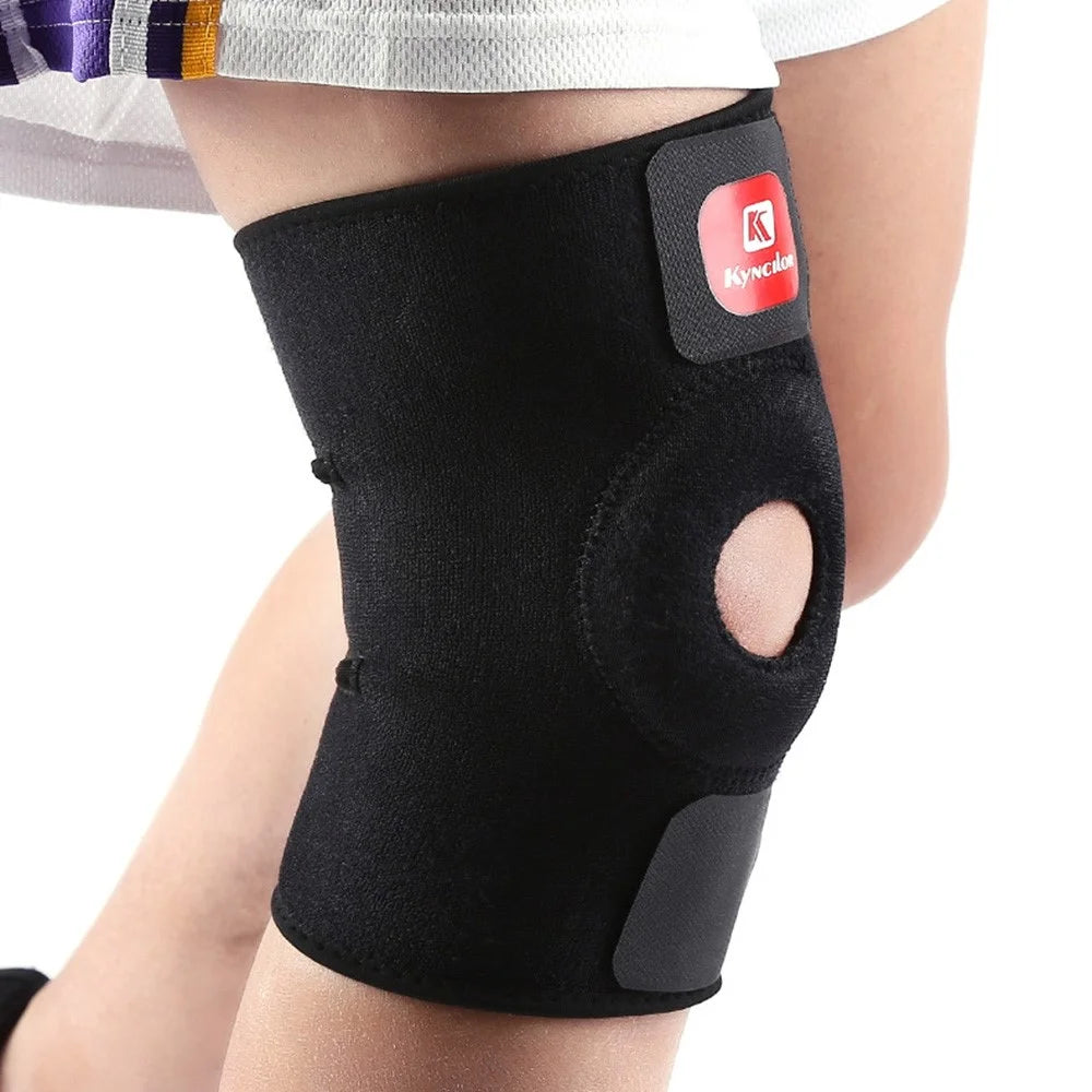 KYNCILOR AB017 Knee Brace Injury Recovery Adjustable Knee Support Knee Compression Protection Sleeve for Men and Women - 2