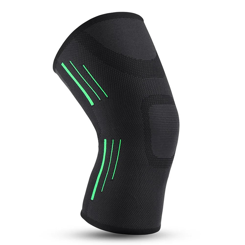 KYNCILOR AB022 Non-slip Knee Support Brace Ultra-thin Kneecap for Running Hiking Basketball 1/Pc Breathable Elastic Knee Protective Pads - Green/M - 1