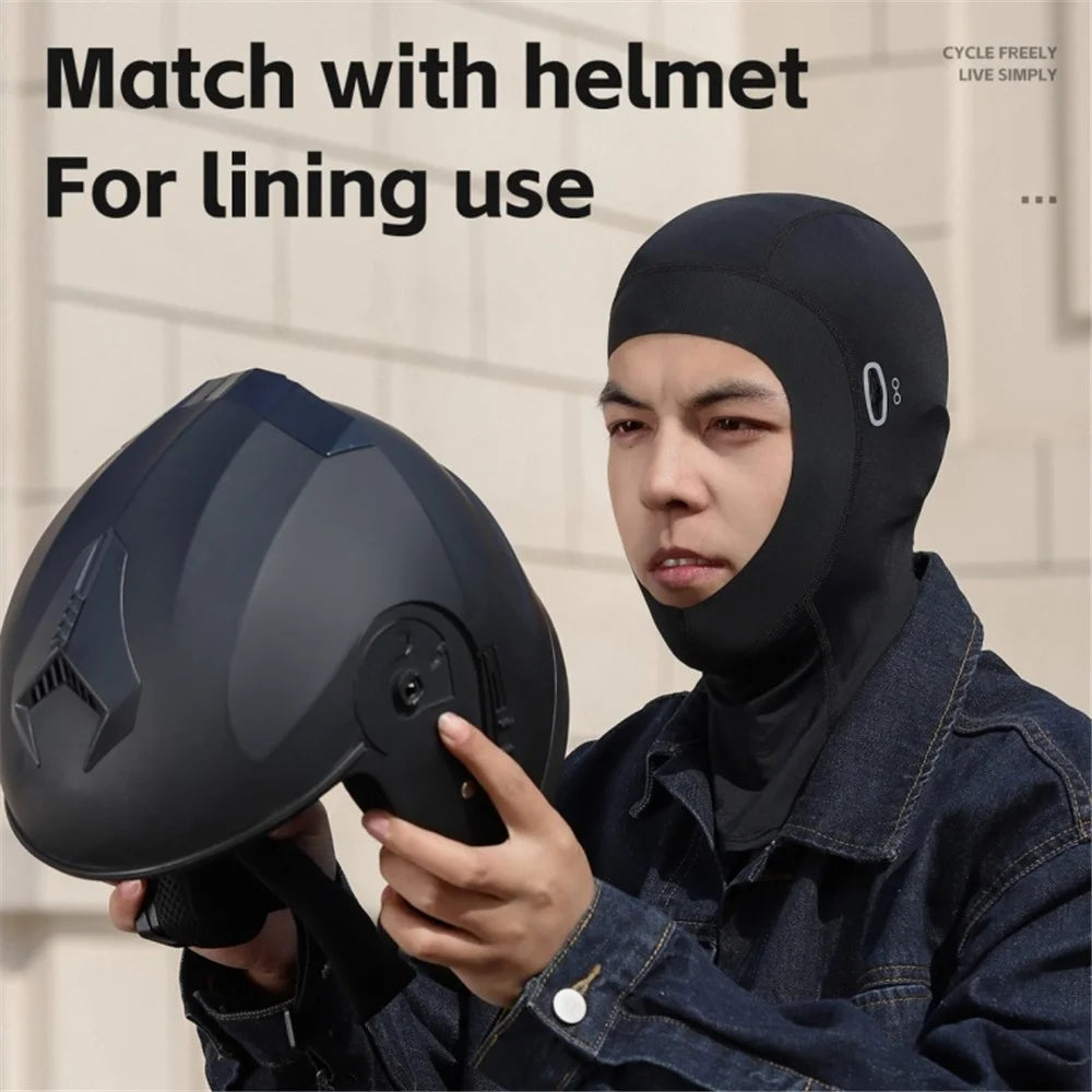 WEST BIKING 0201456 Summer Sun Protection Balaclava Motorcycle Bike Quick-Dry Face Mask Helmet Liner with Glasses Hole - 6