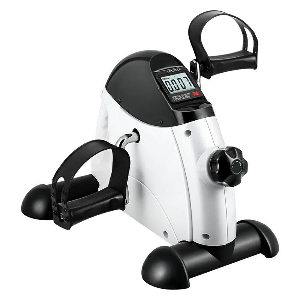 Mini Pedal Exercise Bike with LED Display Under Desk Exercise Equipment Arm and Leg Trainer (No Battery) - 1