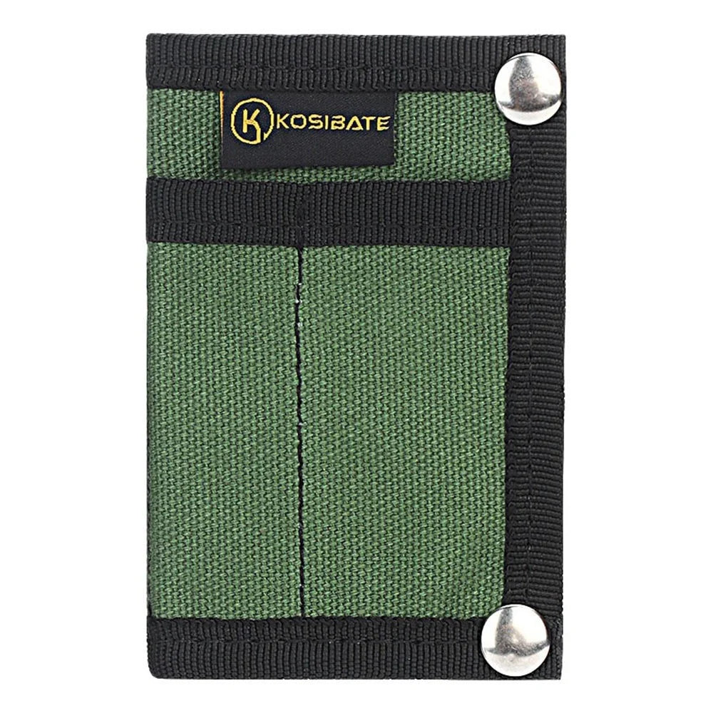 KOSIBATE H241 Portable Outdoor Tactical EDC Tool Storage Bag Foldable Credit Card Holder Pouch - Green - 1