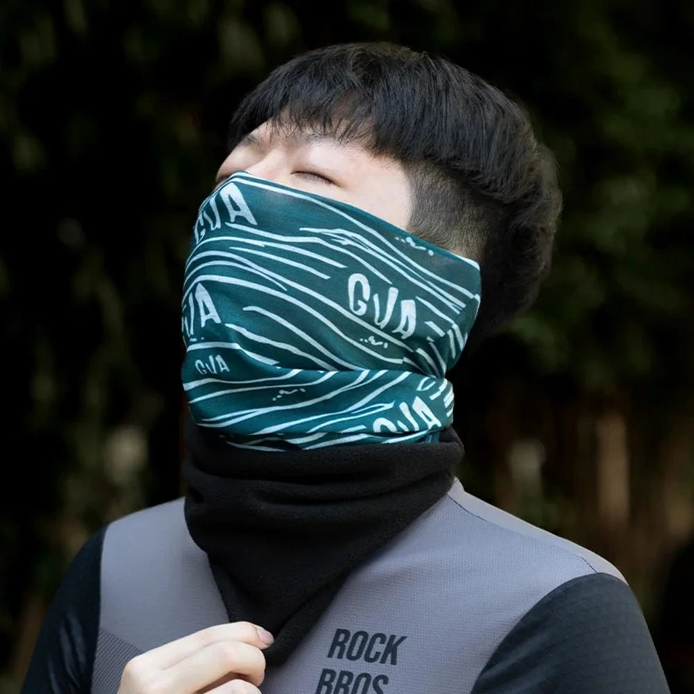ROCKBROS Funny Print Multifunction Winter Warm Fleece Cycling Face Mask Outdoor Windproof Neck Gaiter - ZRTJ-003 - 2