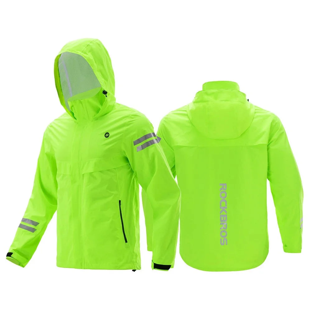 Cycling Rain Suit Reflective Long Sleeve Raincoat and Pants Set for Bike Electric Motorcycle, 15320017 YPY028 15320017001 - M - 2