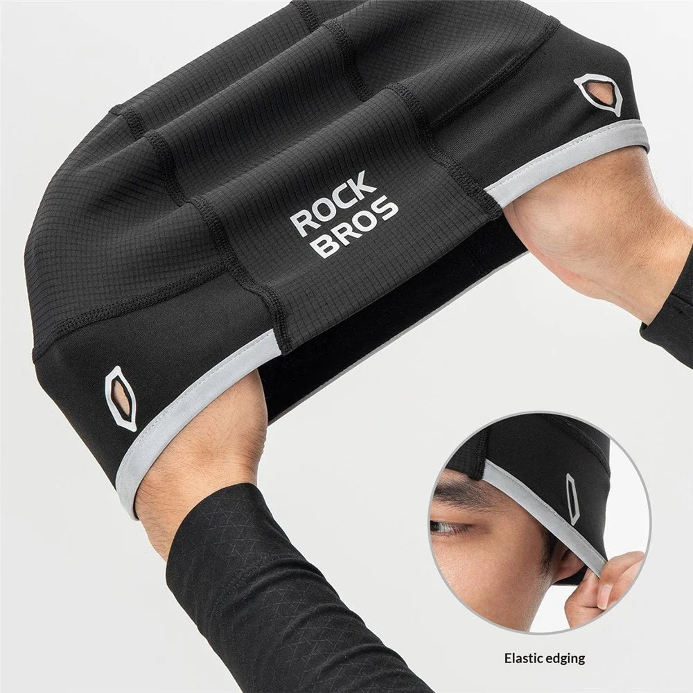 ROCKBROS 18250007 M016 18250007001 Outdoor Cycling Hat Thermal Fleece Headcover Extended Ear Flaps for Winter Riding - 4